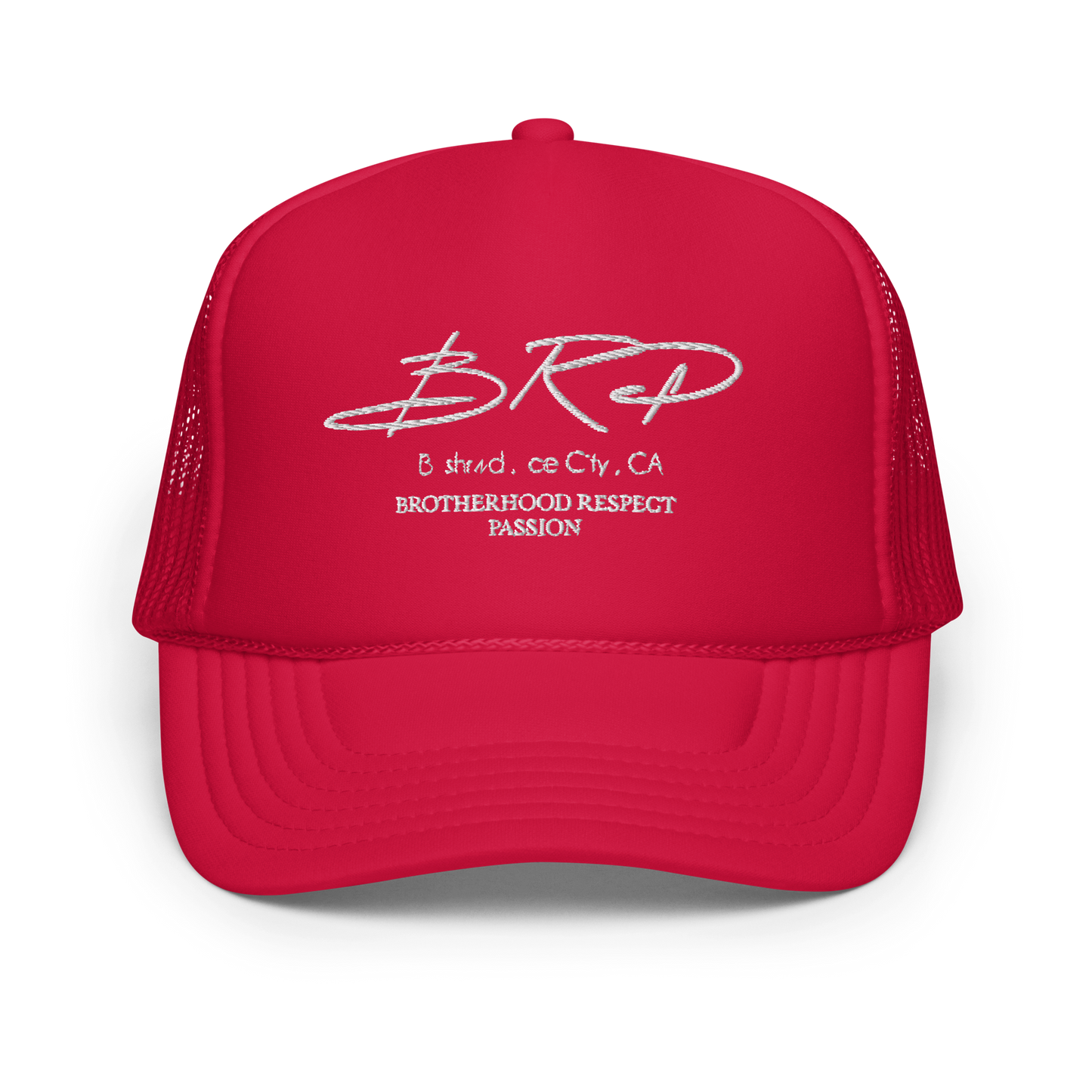 Original BRP Bushrod Ca Foam trucker hat